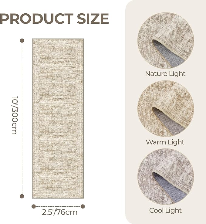 Kitchen Runner Rugs Non Skid Washable - Image 2