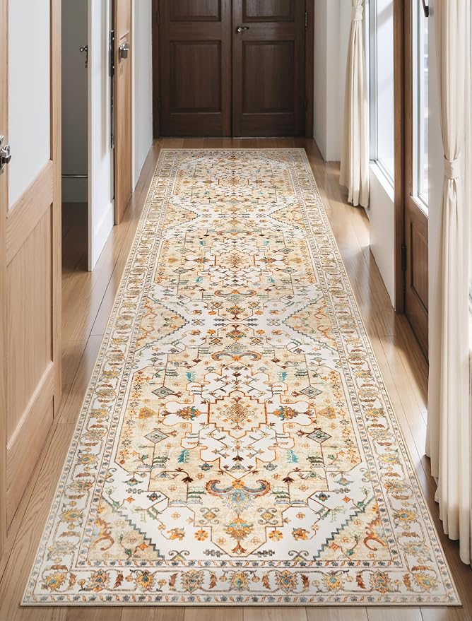 SERISSA Boho Washable Runner Rug by SERISSAHomeDecorCollection