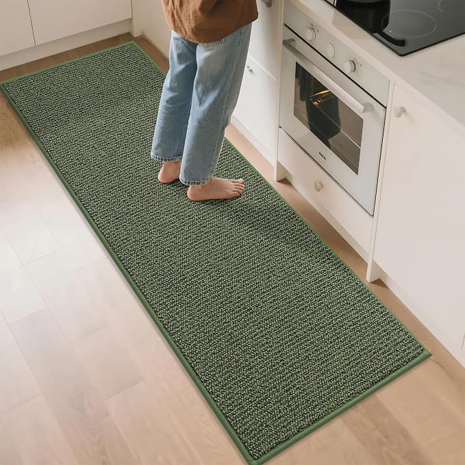 BEQHAUSE Kitchen Runner Rugs 24"x72", Non-Slip Kitchen Mats by BEQHAUSE