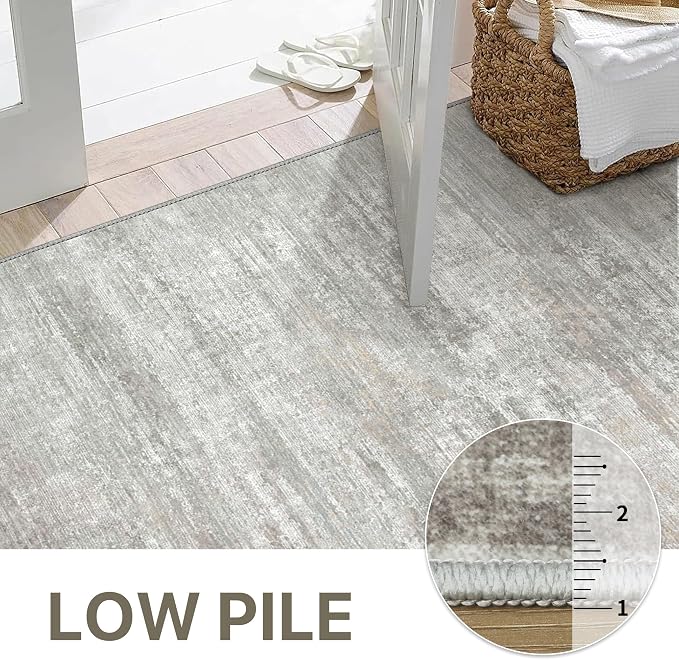 Area Rugs 3x5 for Living Room Bedroom, Modern Abstract Machine Washable Rug - Image 8