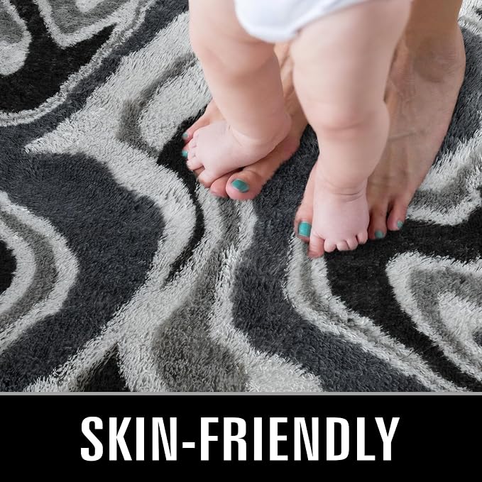 TWINNIS Super Soft Shaggy Rugs Fluffy Carpets, 5x8 Feet, Indoor Modern Plush - Image 3