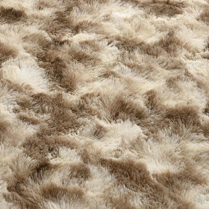5x7 Ft Large Shag Rugs for Bedroom Living Room Decor for Men Boys, Tie Dyed - Image 8