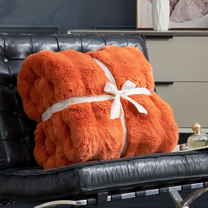 Cozy Bliss Faux Fur Throw Blanket - Image 5