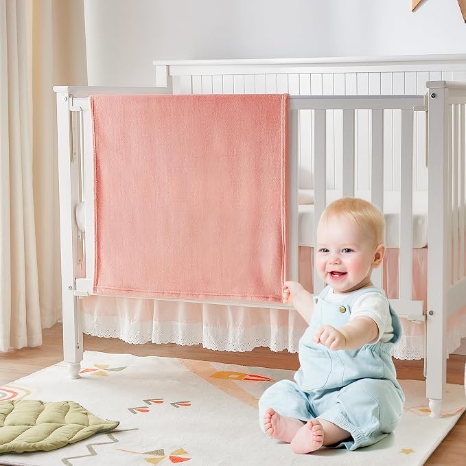 BEDELITE Baby Blankets for Boys and Girls 30" x 40", Soft Cozy Fuzzy Fleece - Image 6