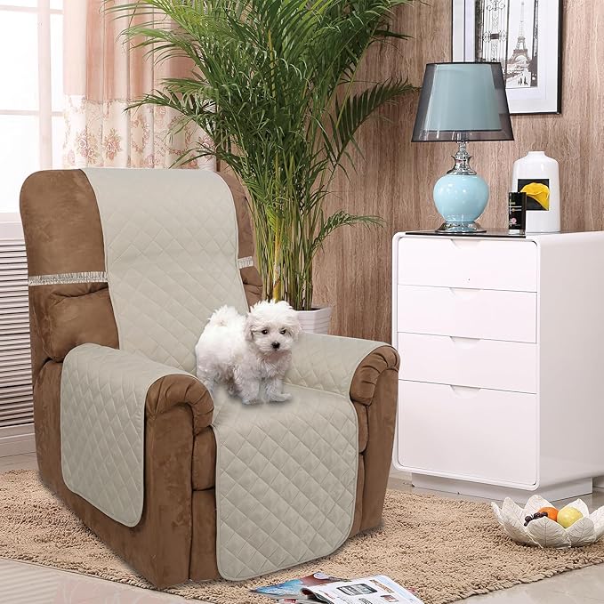 U-NICE HOME Recliner Chair Covers Reversible Chair Cover Pet Covers - Image 2