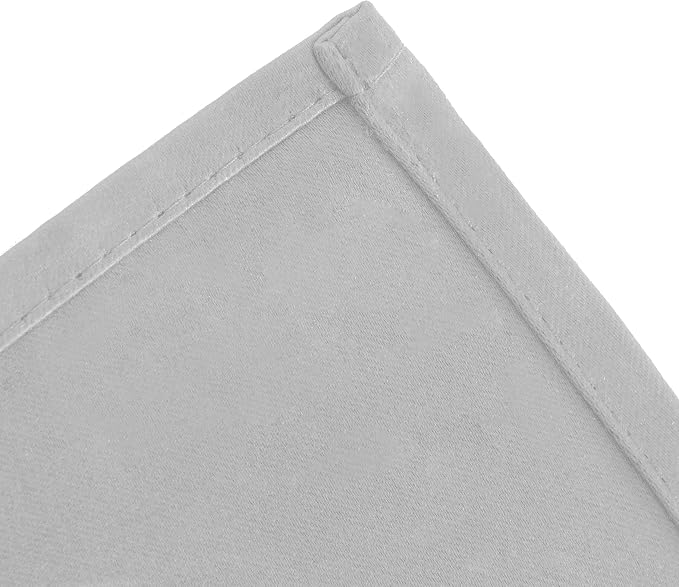 LEMOMO Light Grey Blackout Curtains 42 x 63 Inch Length/Set of 2 Curtain - Image 7