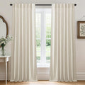 RYB HOME Extra Long Linen Curtains by RYBHOME