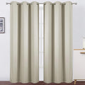 LEMOMO Light Beige Thermal Blackout Curtains/42 x 95 Inch/Set of 2 Panels Room by Lemomo