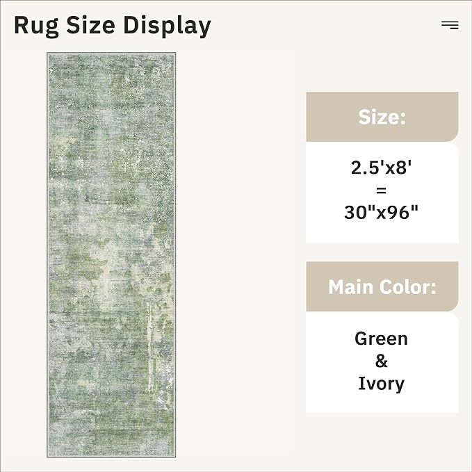 Soalmost Washable Runner Rug - Image 5