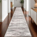 KOZYFLY Modern Abstract Washable Long Runner Rug 2.6x18 Hallway Rug Runner by KOZYFLY