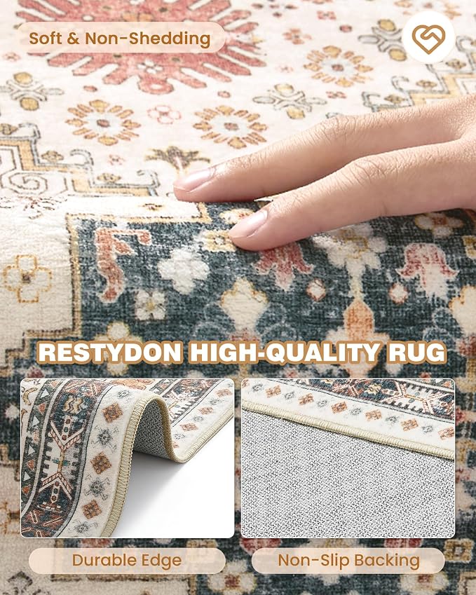 Runner Rug 2x6, Non Slip Washable Rugs - Image 7