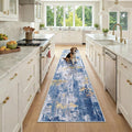 Washable Area Rugs 2x9 Non-Slip Modern Abstract Soft by RELEANY