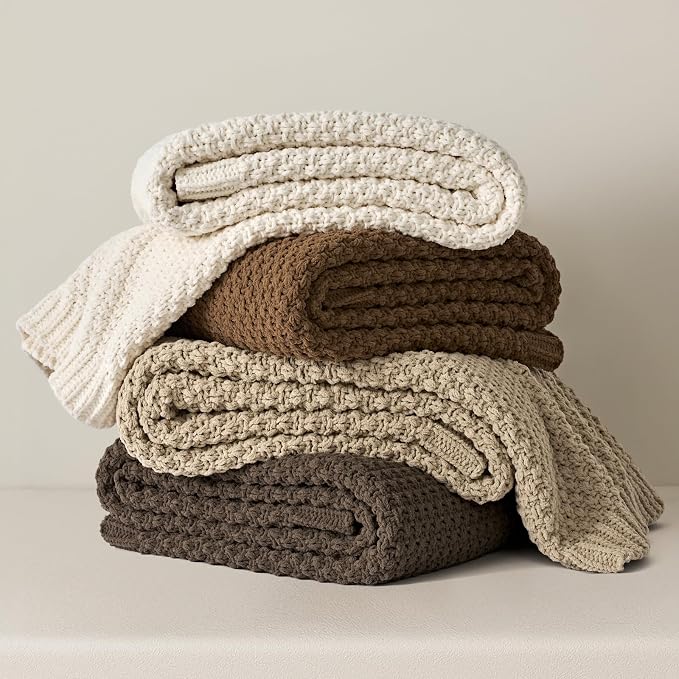 EVERGRACEHOME Chunky Chenille Knit Throw Blanket - Image 6