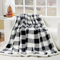 PU MEI Sherpa Fleece Throw Blanket 60" x 80" Reversible Plush Fluffy Large Big by HOME