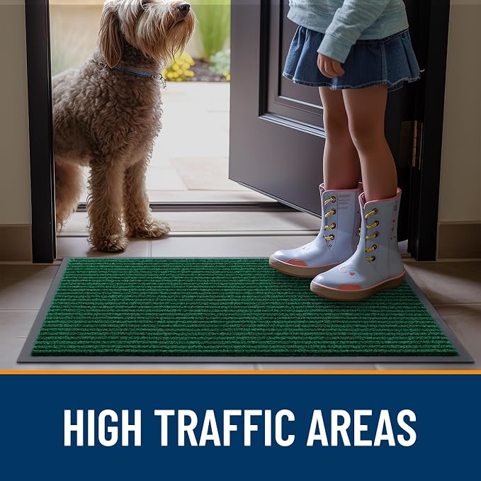 OLANLY Front Door Mat 35x23, Waterproof Heavy-Duty Indoor Outdoor Doormat | - Image 7