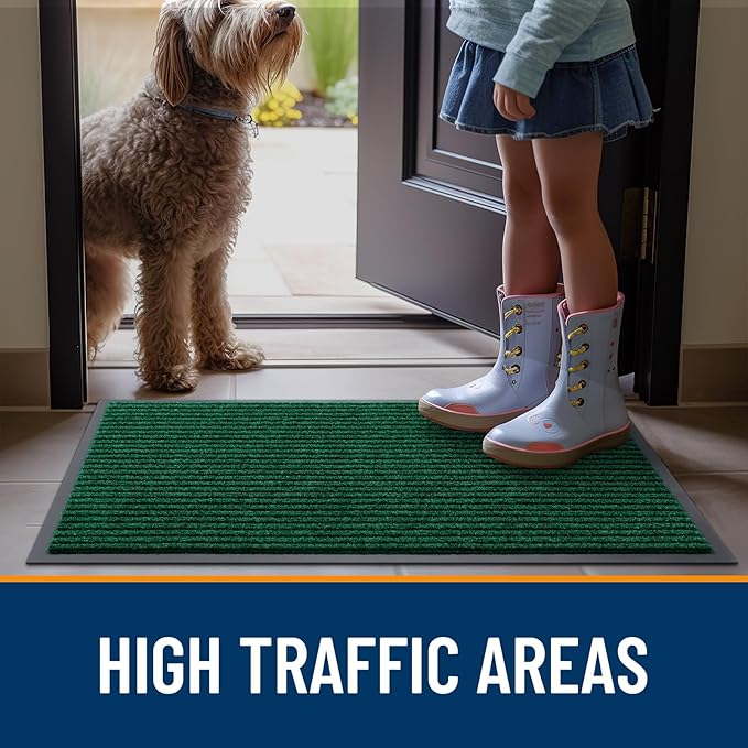 OLANLY Front Door Mat 29.5x17, Waterproof Heavy-Duty Indoor Outdoor Doormat | - Image 7