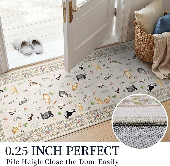 2'6"x8' Washable Kitchen Runner Rug - Image 5