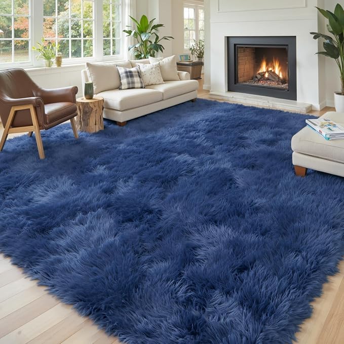 8x10 Area Rugs for Living Room Bedroom, Large Area Rug Shaggy Carpet Soft Plush - Image 2