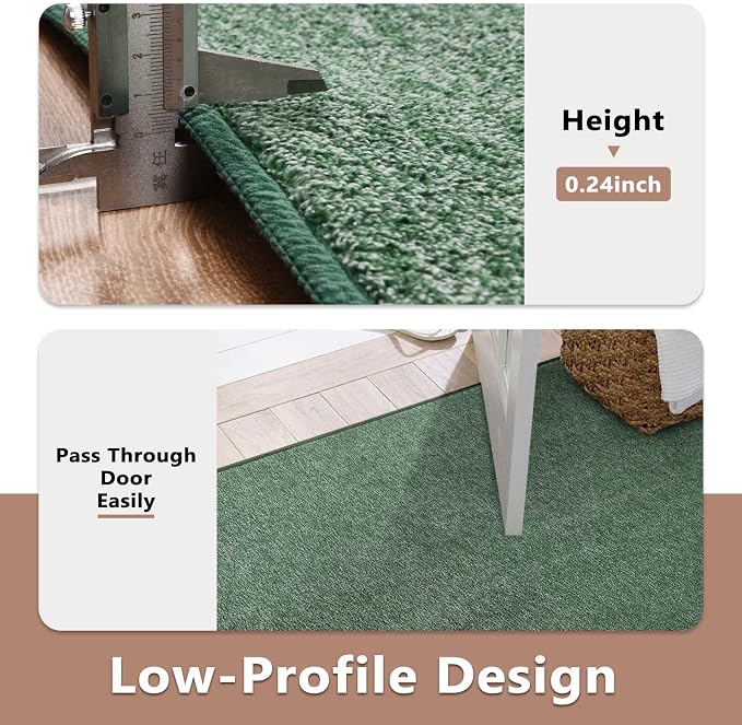 FinRèc Low Pile 6x9 Washable Area Rugs - Image 6