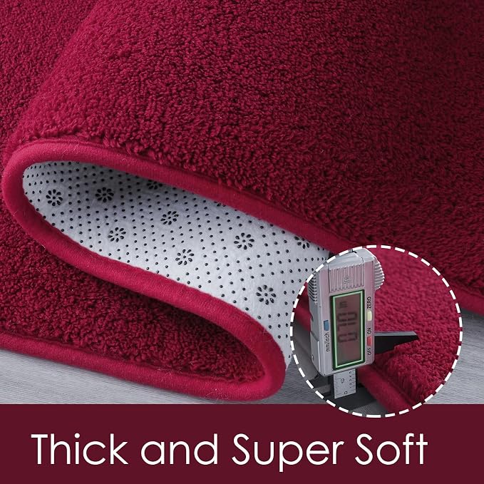 AROGAN Modern Shag Area Rug, 6x9 Feet Washable Bedroom Carpet, Plush Memory - Image 4