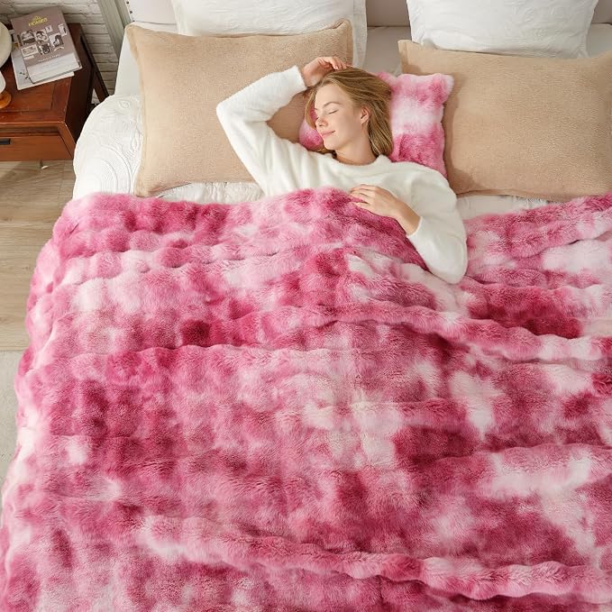 Cozy Bliss Faux Fur Throw Blanket by CozyBliss