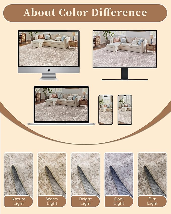 Madane Rug Runner for Hallways 2.5x8, Washable Kitchen Runner Rugs - Image 8