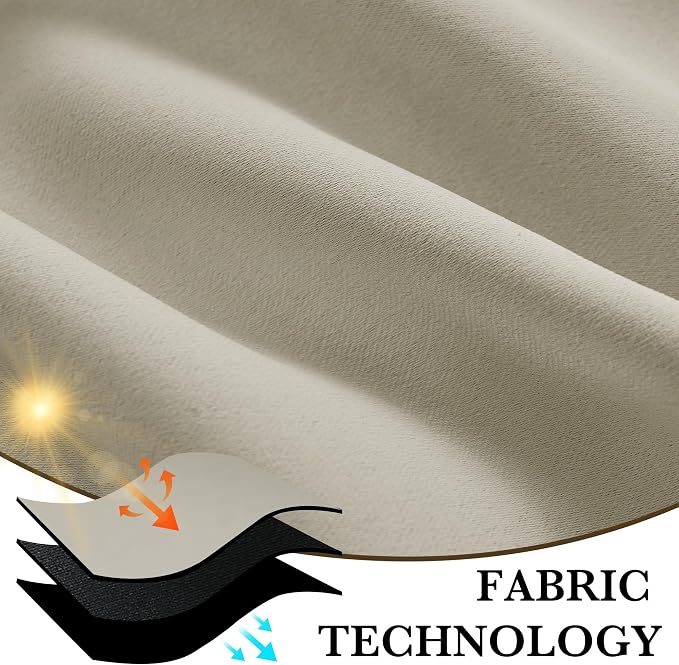RYB HOME 100% Blackout Short Curtains - Image 7