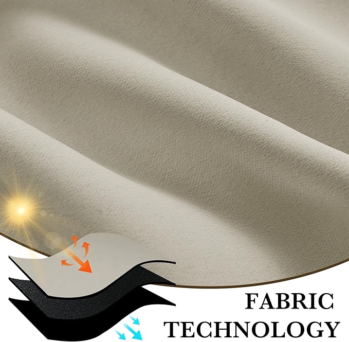 RYB HOME 100% Blackout Short Curtains - Image 7