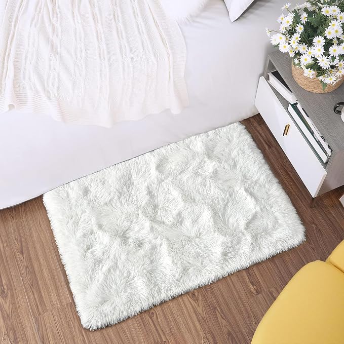 Tepook Super Soft Fluffy Rug for Bedroom, Modern Shaggy Fuzzy Kids Rugs for - Image 2