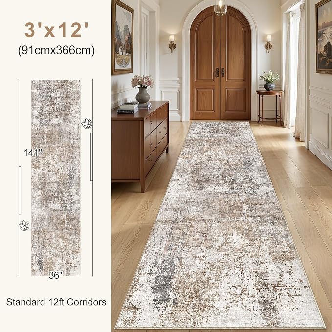 UERMEI 3X12 Washable Runner Rug - Image 4