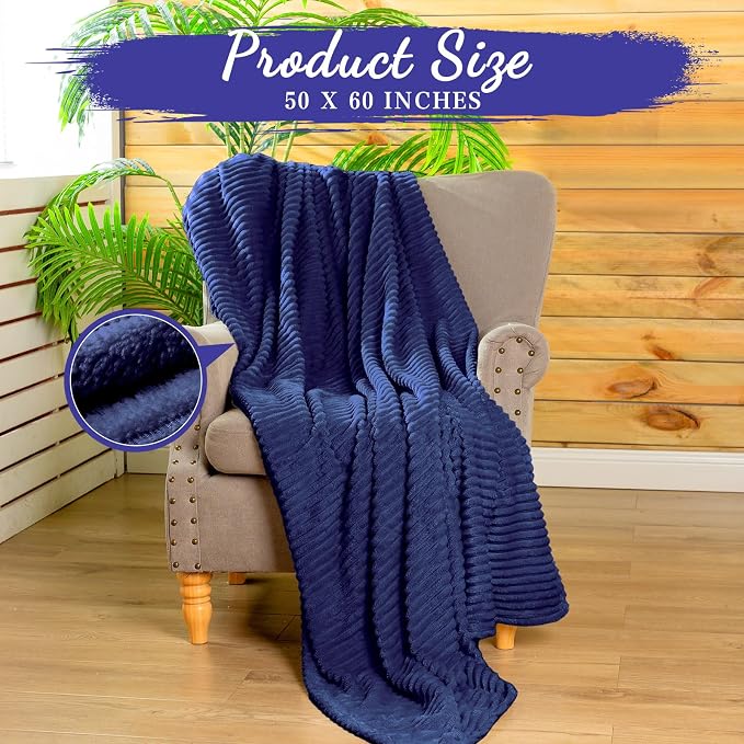 Buryeah 12 Pcs Flannel Throw Blanket Bulk 50 x 60 in Sleepover Blanket Outdoor - Image 2