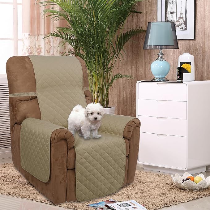 U-NICE HOME Recliner Chair Covers Reversible Chair Cover Pet Covers - Image 2