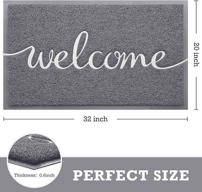 CozyBounty Door Mat Welcome Mats Outdoor Indoor Non-Slip Doormat - Image 2