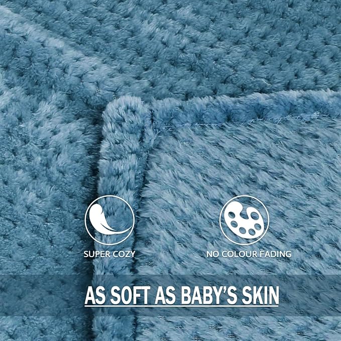 Exclusivo Mezcla Fleece Throw Blanket Extra Large, Super Soft and Warm Blankets - Image 7