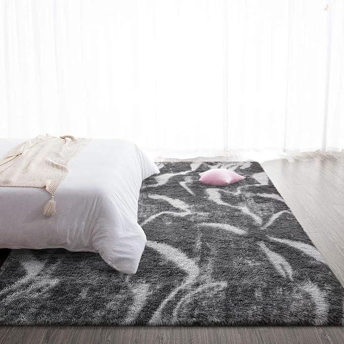 TWINNIS Super Soft Shaggy Rugs Fluffy Carpets, 5x8 Feet, Indoor Modern Plush - Image 5