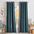 NICETOWN Greyish Blue Blackout Curtains 84 inches Long by NICETOWN