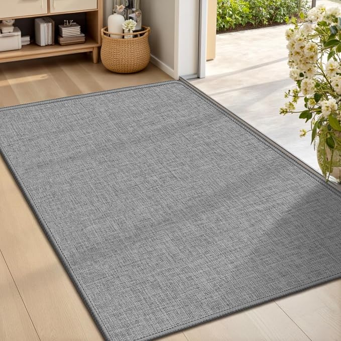 LEKEEPGO Ultra Thin Indoor Door Mat 24"x36", Low-Profile Door Mat Indoor by LEKEEPGO