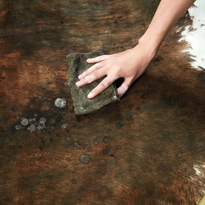 AROGAN 8x10 Faux Cowhide Area Rugs - Image 4
