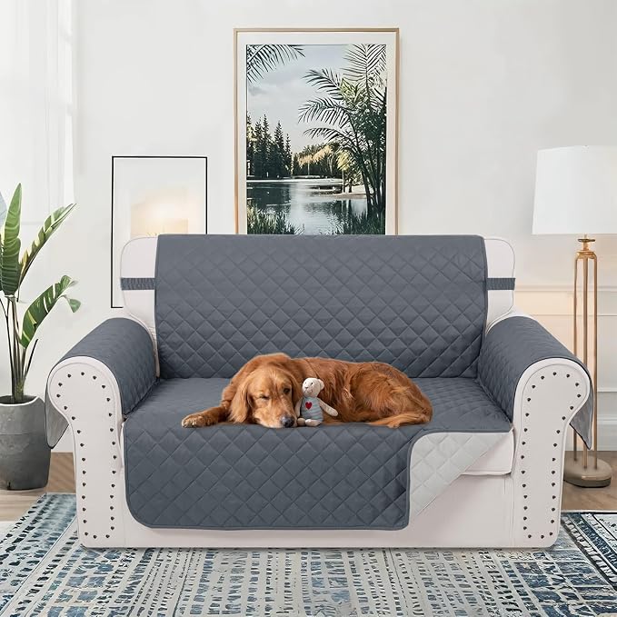 Reversible Loveseat Sofa Covers Couch Cover Furniture Protector - Image 2