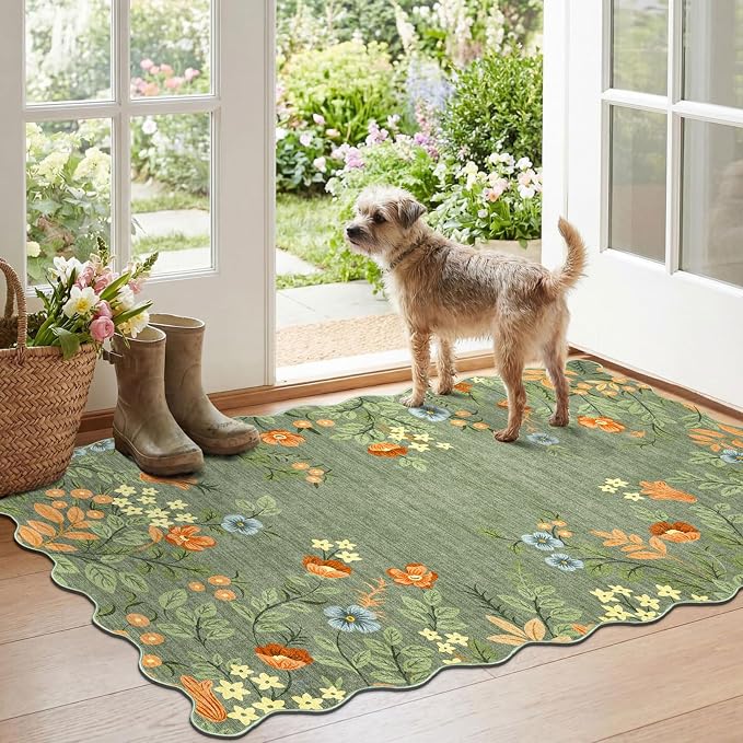 Floral Outdoor Rug - Image 4