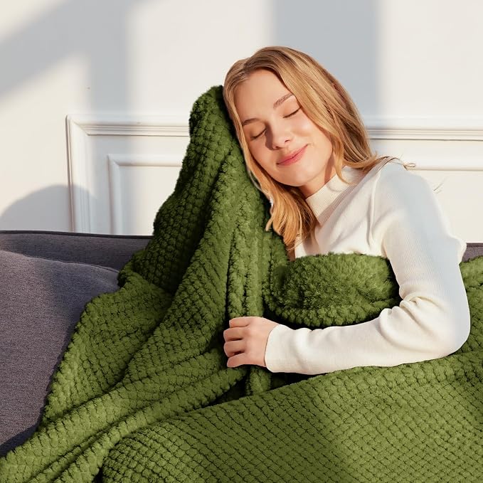 Whale Flotilla Extra Large Fuzzy Fleece Throw Blanket - Image 7