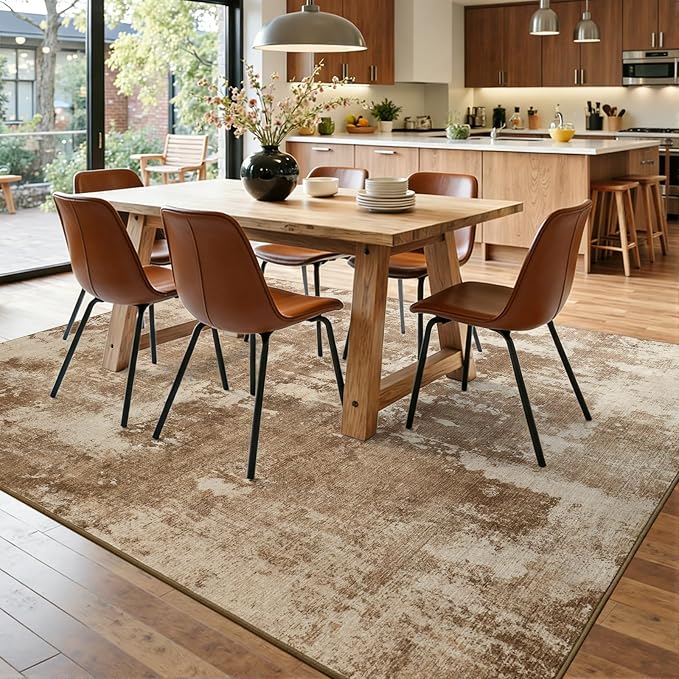 4x6 Ft Area Rugs for Living Room, Soft Non-Slip Washable Rugs Modern Abstract - Image 9
