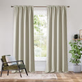 RYB HOME Bedroom Blackout Curtains 80 inches Long, 100% Blackout Thermal by RYBHOME