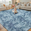 8x10 Area Rugs for Living Room Bedroom Fluffy, Large Area Rug Shag Shaggy by Junhejiamei