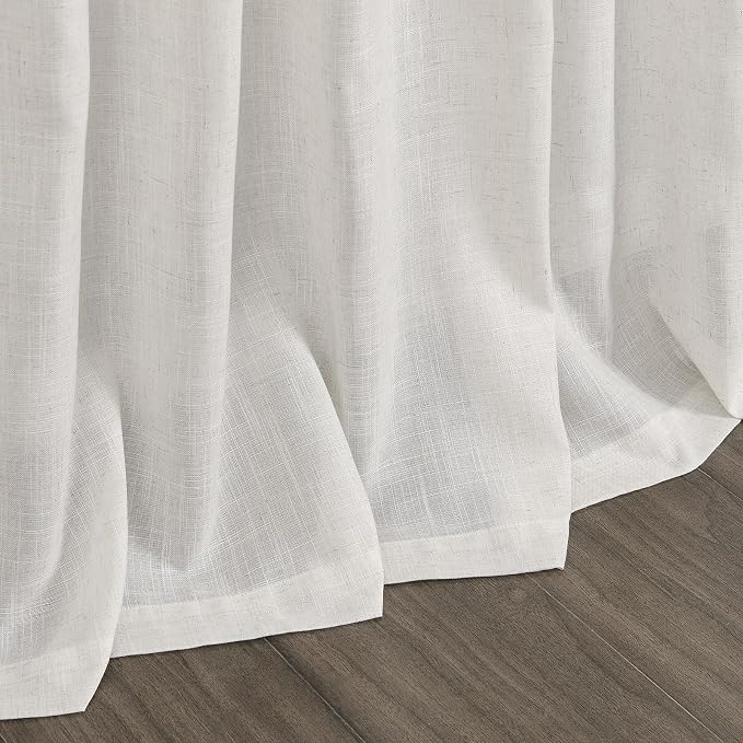 Nanspring Natural Linen Curtains 102 Inches Long - Image 9