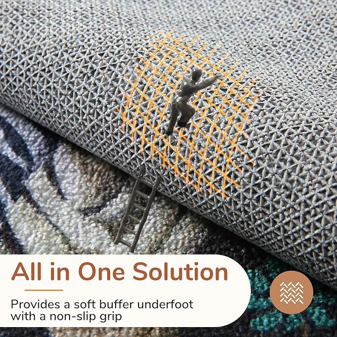 OPPODREAM Animal Soft Area Rugs 5x7, Washable Black Rug - Image 4
