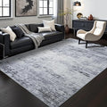 Toneed Abstract Area Rug 8x10 Modern Washable Rug Soft Non Slip Rug Low Pile by Toneed