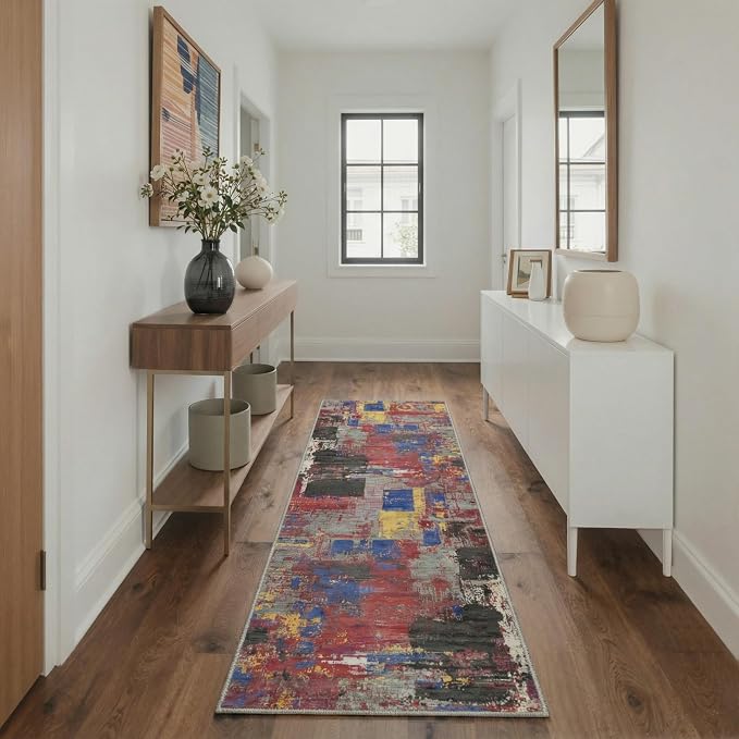 BEIMO Area Rugs 5x7 for Living Room Bedroom, Modern Abstract Machine Washable - Image 6