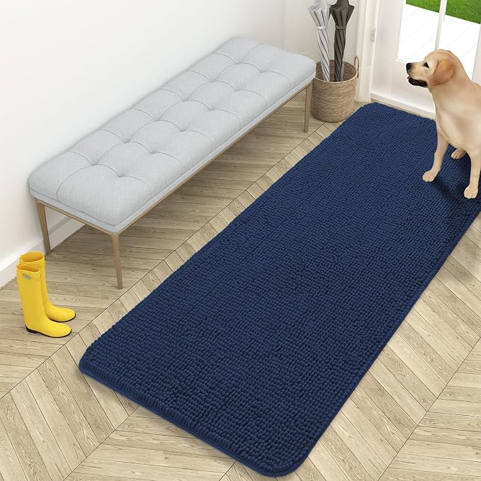 OLANLY Dog Door Mat for Muddy Paws 59x24, Absorbs Moisture and Dirt, Absorbent by OLANLY