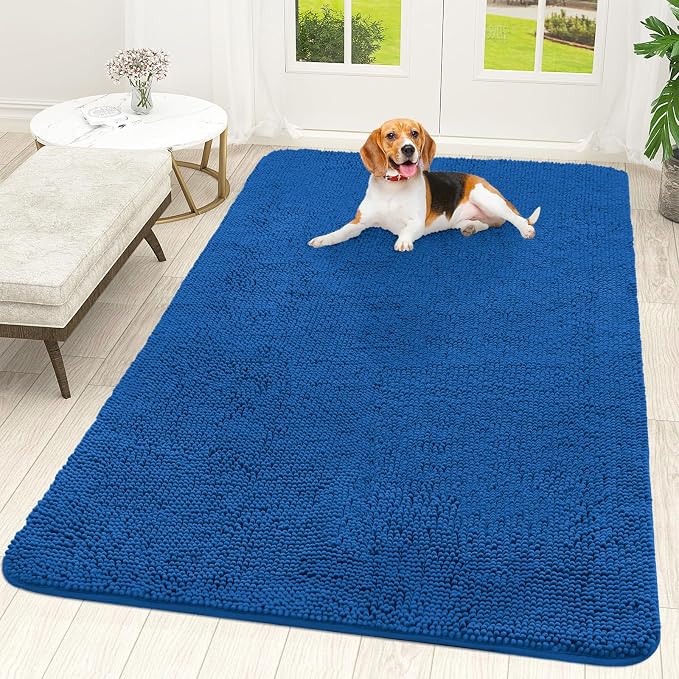 OLANLY Dog Door Mat for Muddy Paws 70x46, Absorbs Moisture and Dirt, Absorbent by OLANLY